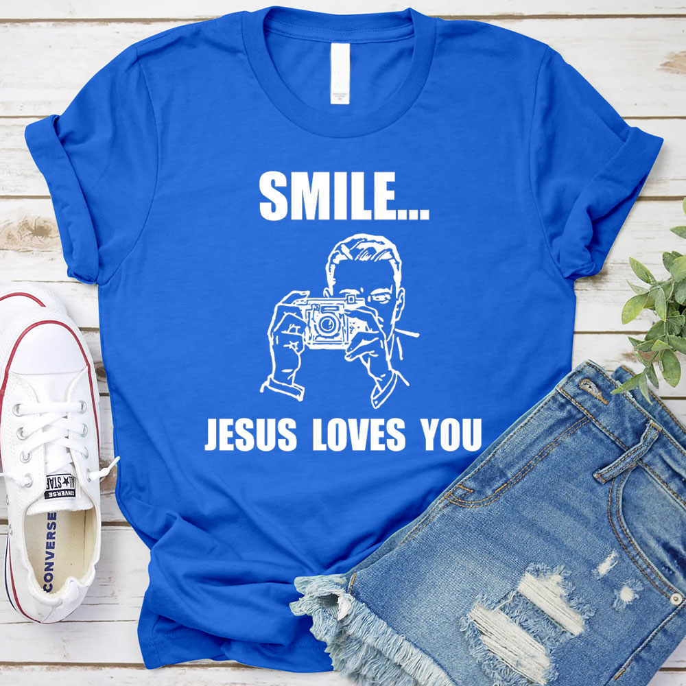 Smile Jesus Love You Christian T-Shirt