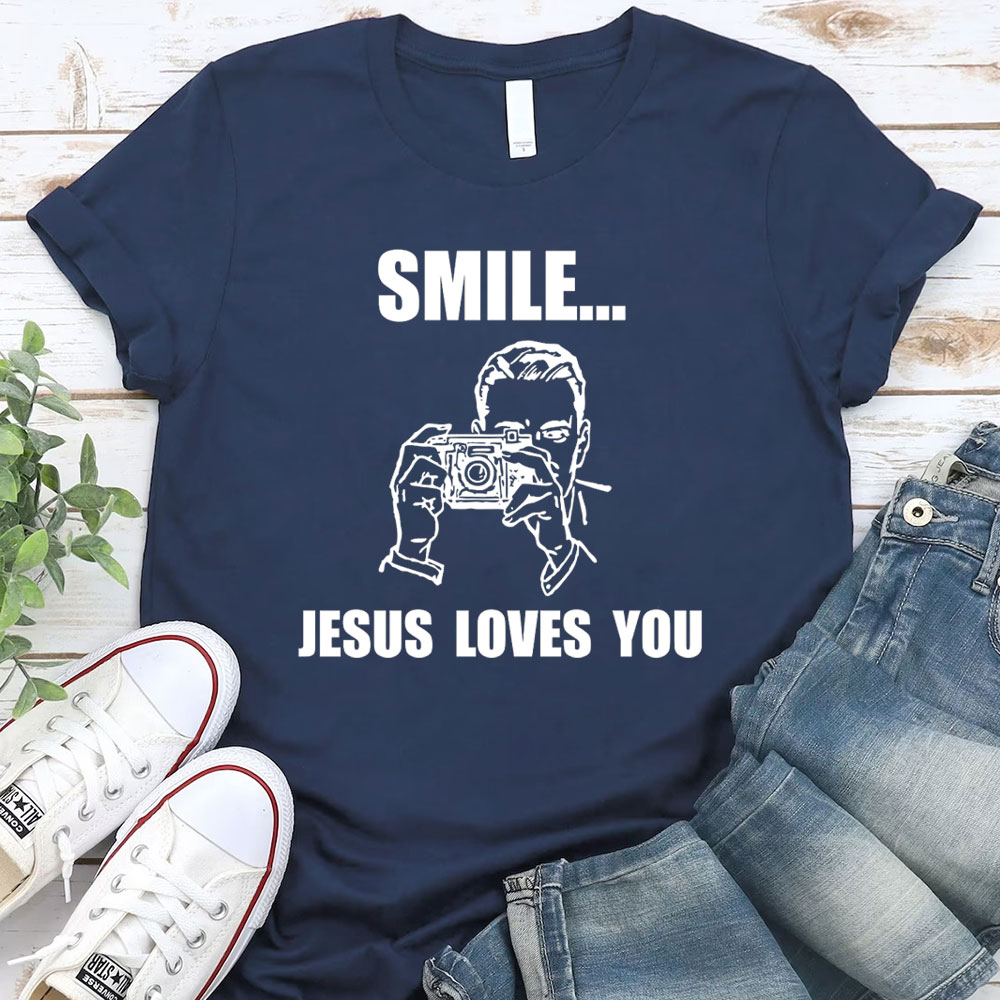 Smile Jesus Love You Christian T-Shirt