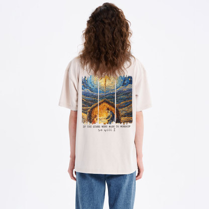 So Will I Christian Christmas Washed T-Shirt