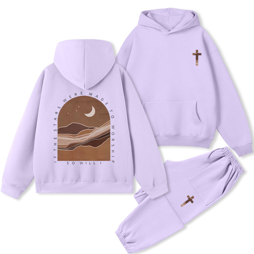 So Will I Christian Premium Fleece Hoodie Set