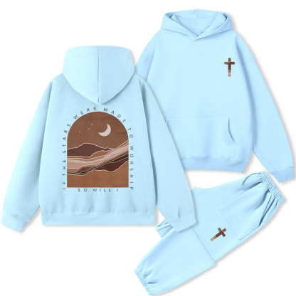 So Will I Christian Premium Fleece Hoodie Set