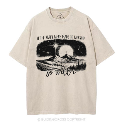 So Will I Christian Washed T-Shirt