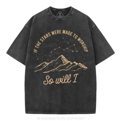 So Will I Christian Washed T-Shirt
