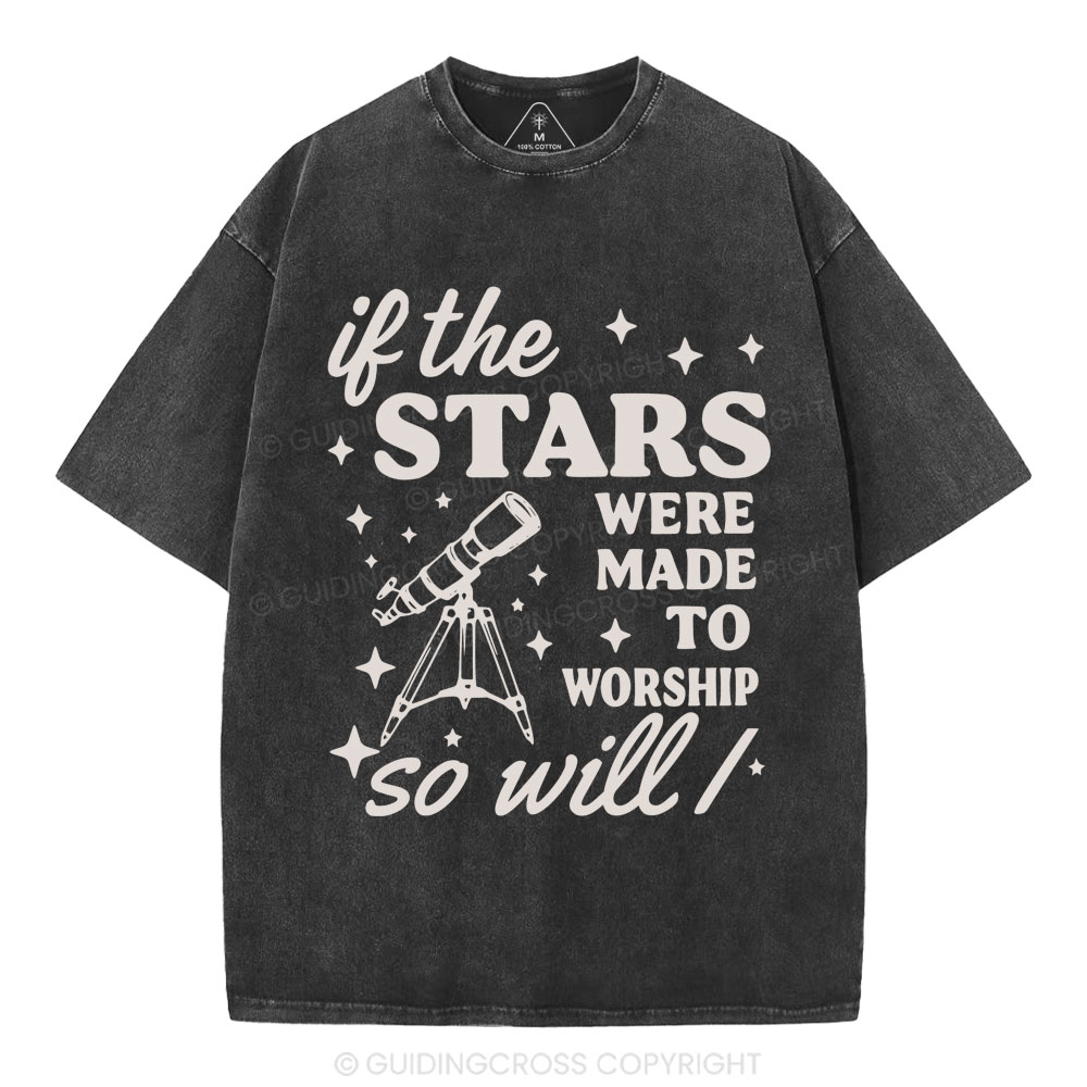 So Will I Christian Washed T-Shirt