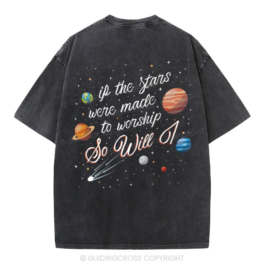 So Will I Christian Washed T-Shirt