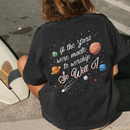 So Will I Christian Washed T-Shirt