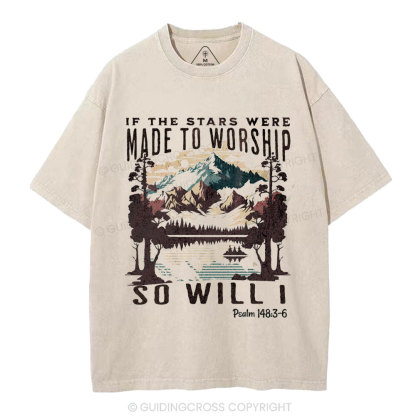 So Will I Christian Washed T-Shirt