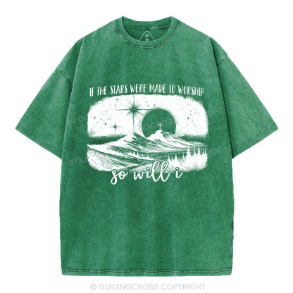 So Will I Christian Washed T-Shirt