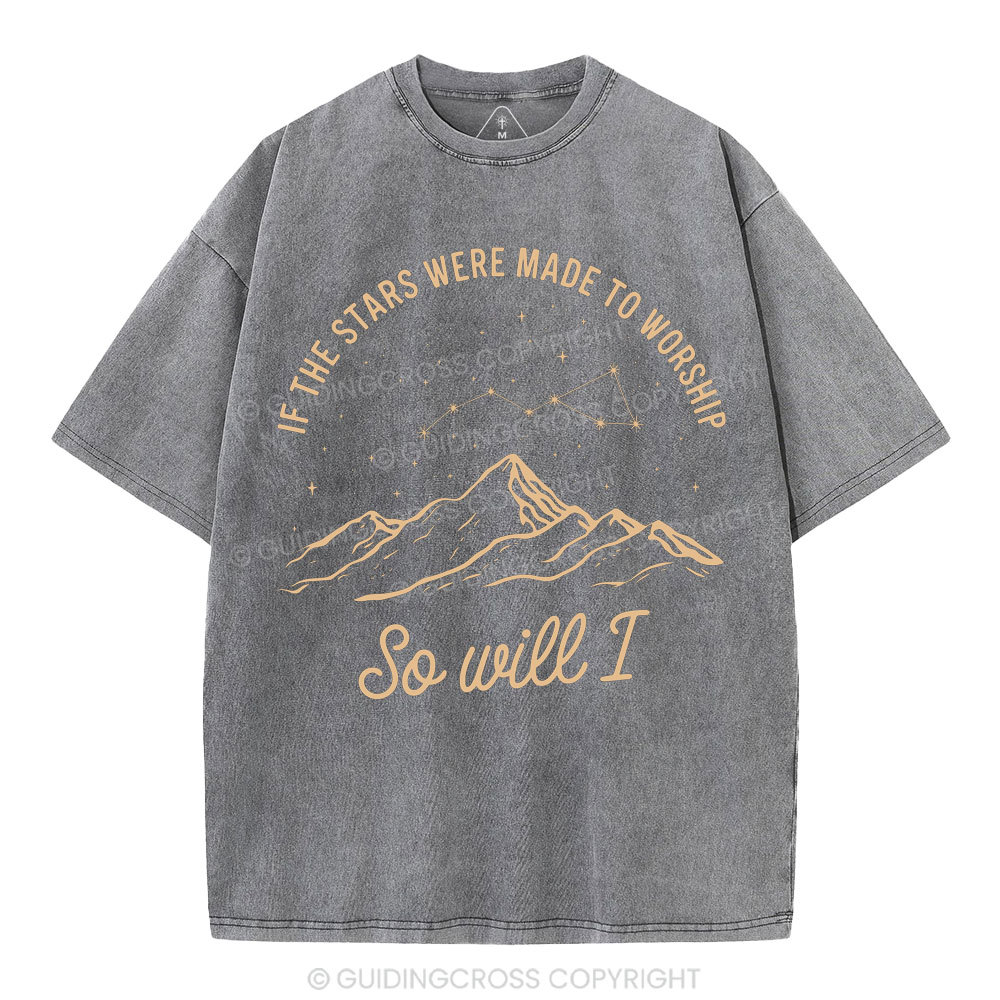 So Will I Christian Washed T-Shirt