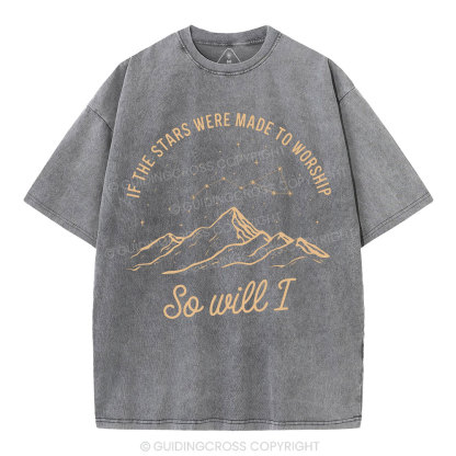 So Will I Christian Washed T-Shirt