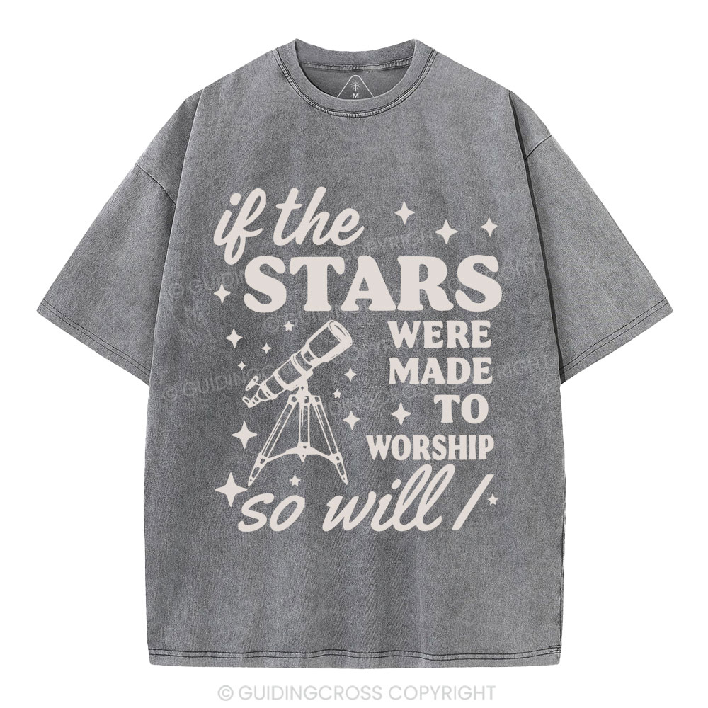 So Will I Christian Washed T-Shirt