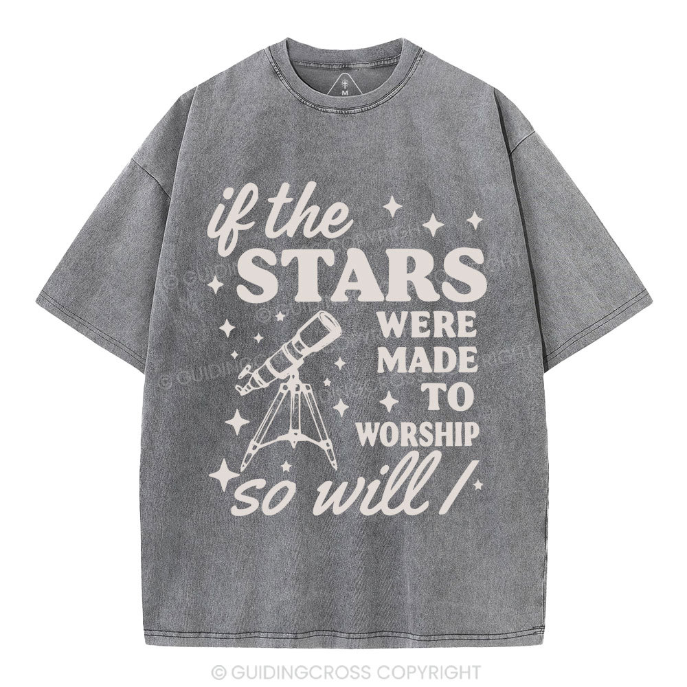 So Will I Christian Washed T-Shirt