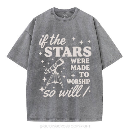 So Will I Christian Washed T-Shirt