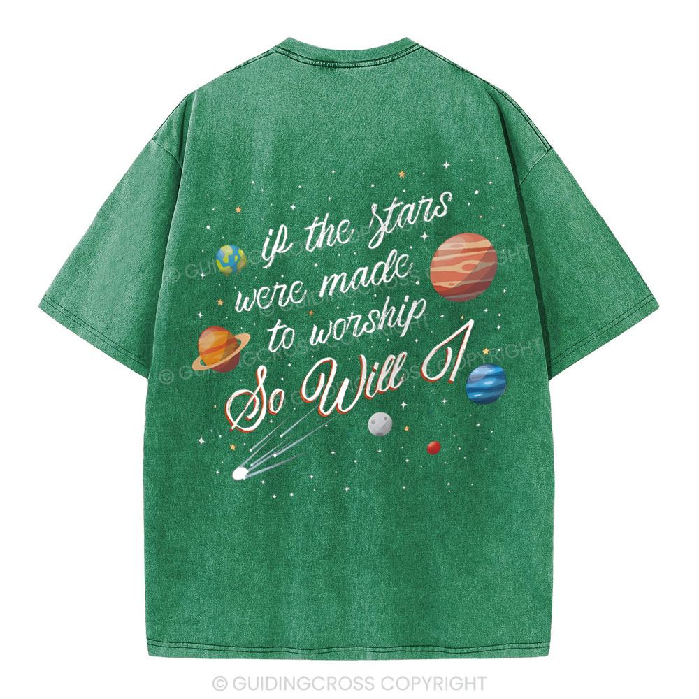 So Will I Christian Washed T-Shirt