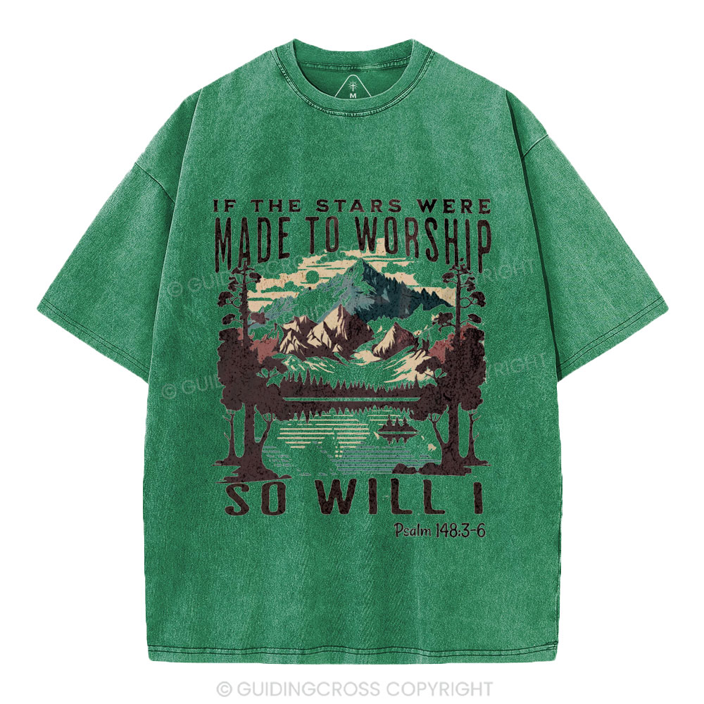 So Will I Christian Washed T-Shirt