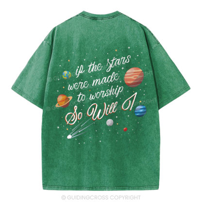 So Will I Christian Washed T-Shirt