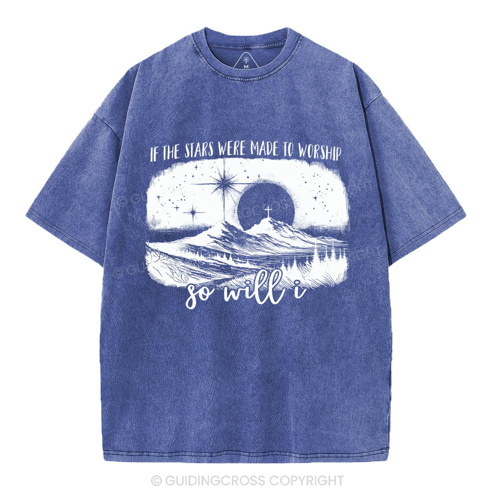 So Will I Christian Washed T-Shirt