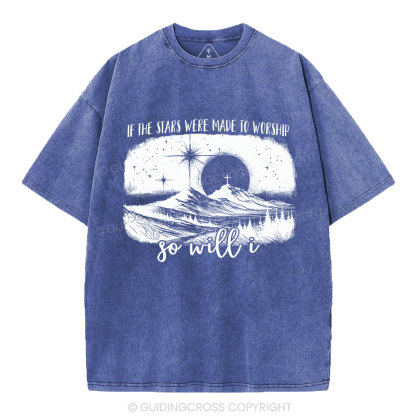 So Will I Christian Washed T-Shirt