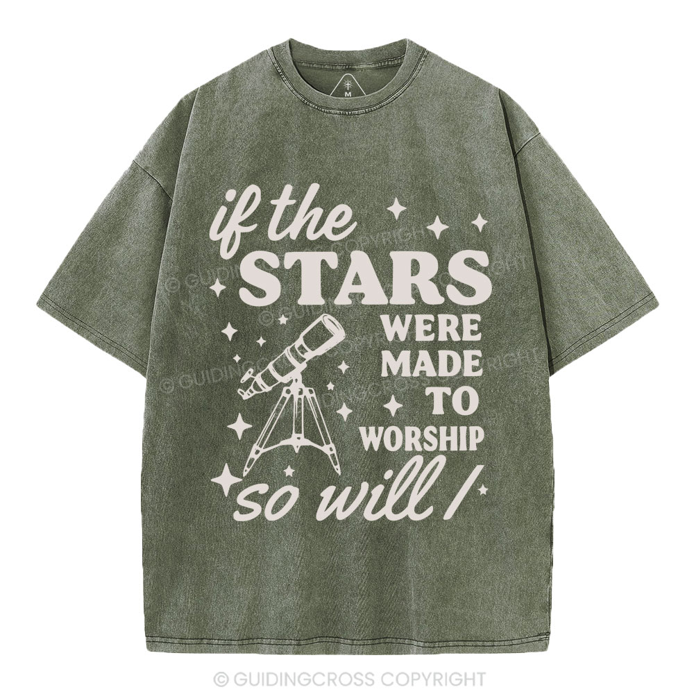 So Will I Christian Washed T-Shirt