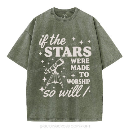 So Will I Christian Washed T-Shirt