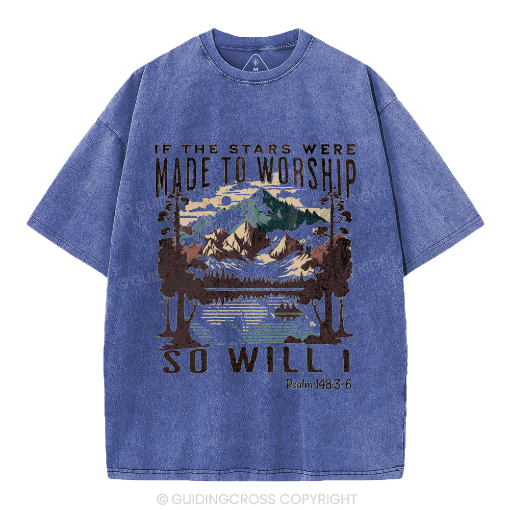 So Will I Christian Washed T-Shirt