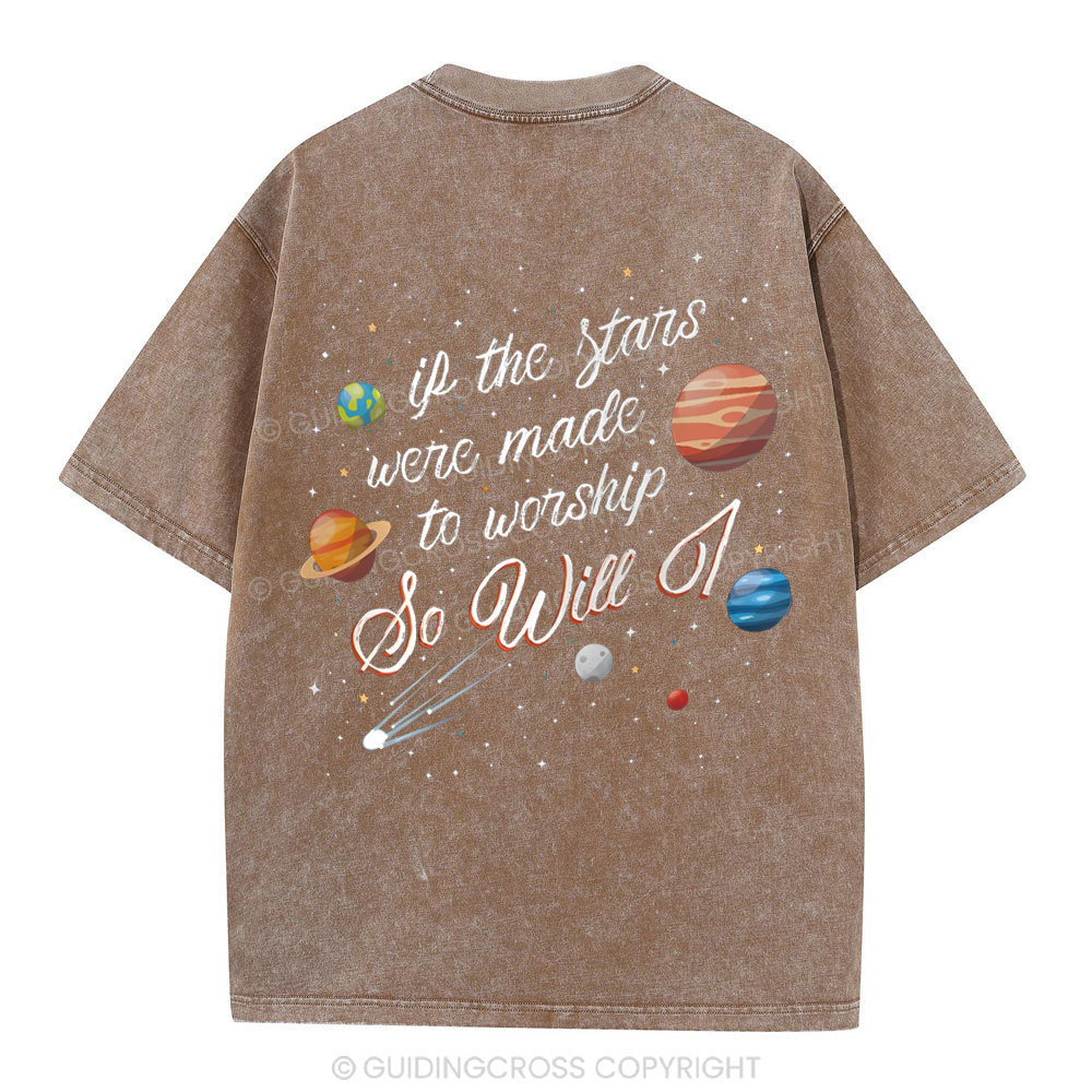 So Will I Christian Washed T-Shirt