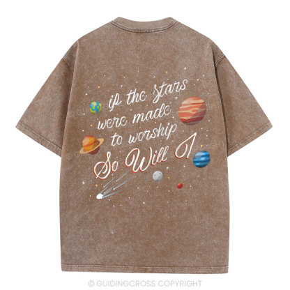 So Will I Christian Washed T-Shirt