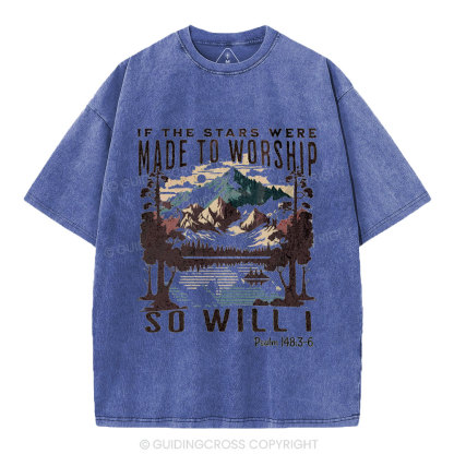 So Will I Christian Washed T-Shirt