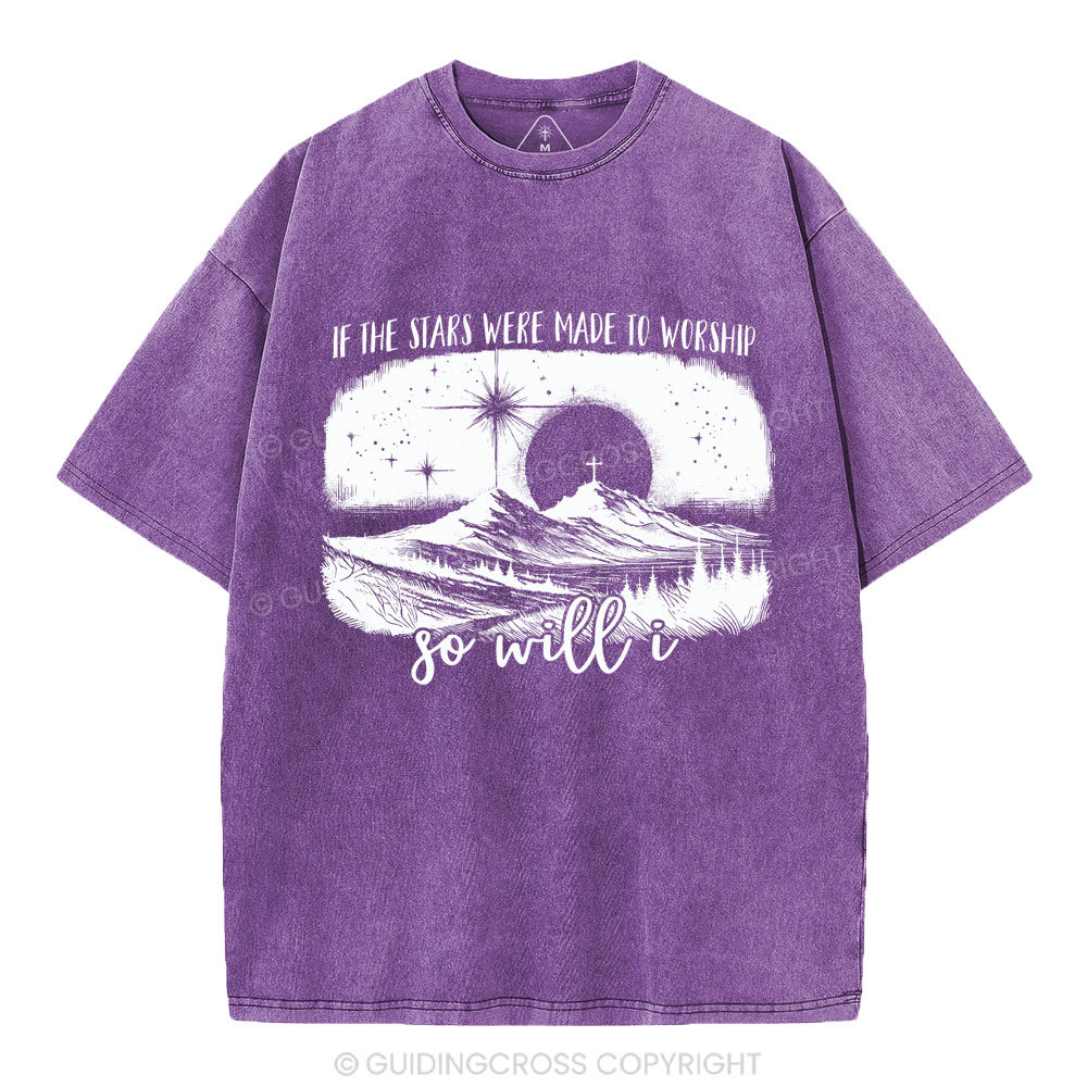 So Will I Christian Washed T-Shirt