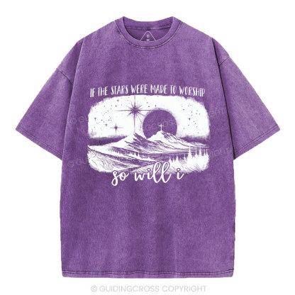 So Will I Christian Washed T-Shirt