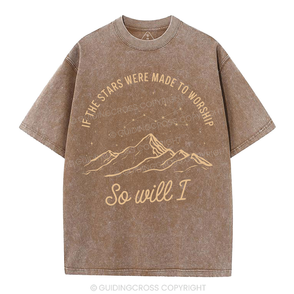 So Will I Christian Washed T-Shirt