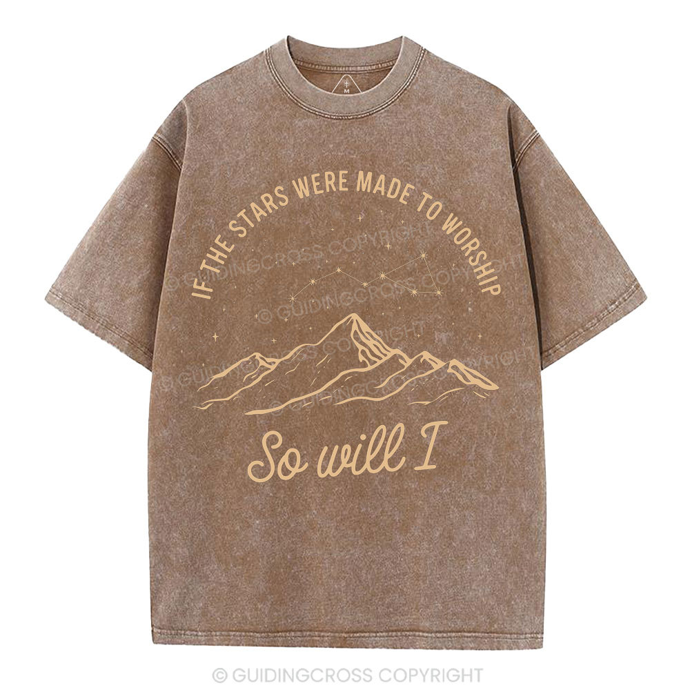 So Will I Christian Washed T-Shirt