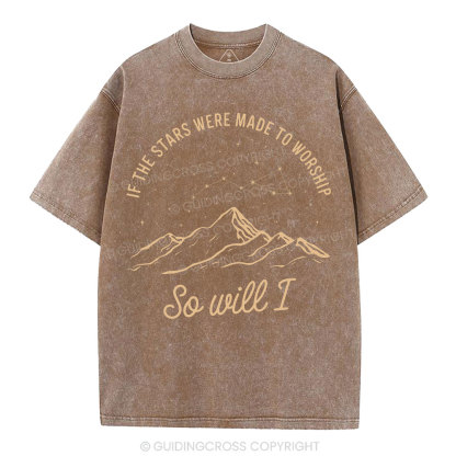 So Will I Christian Washed T-Shirt