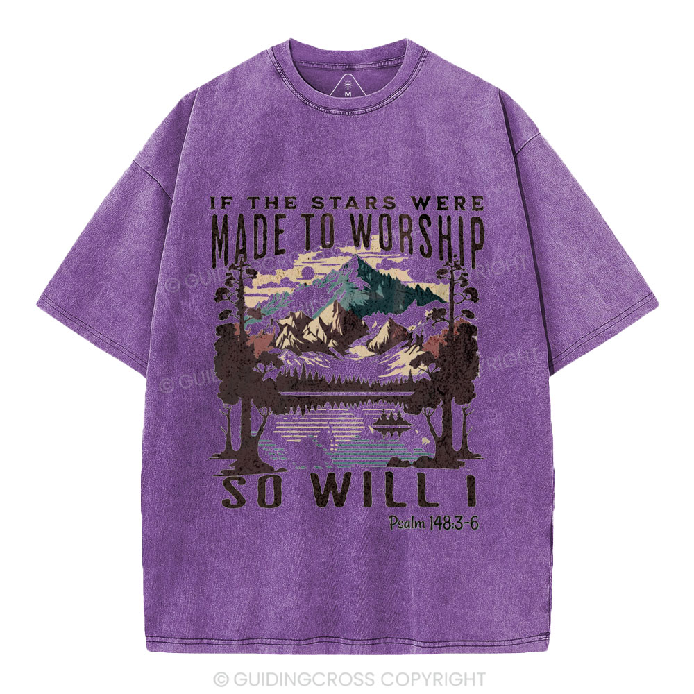 So Will I Christian Washed T-Shirt