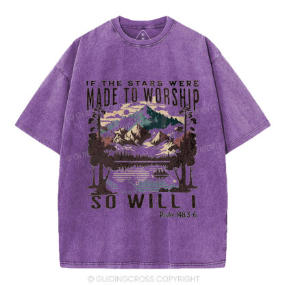 So Will I Christian Washed T-Shirt