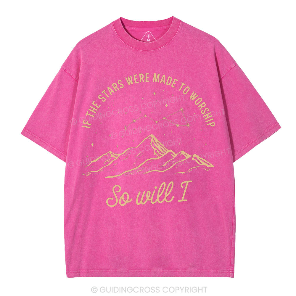 So Will I Christian Washed T-Shirt