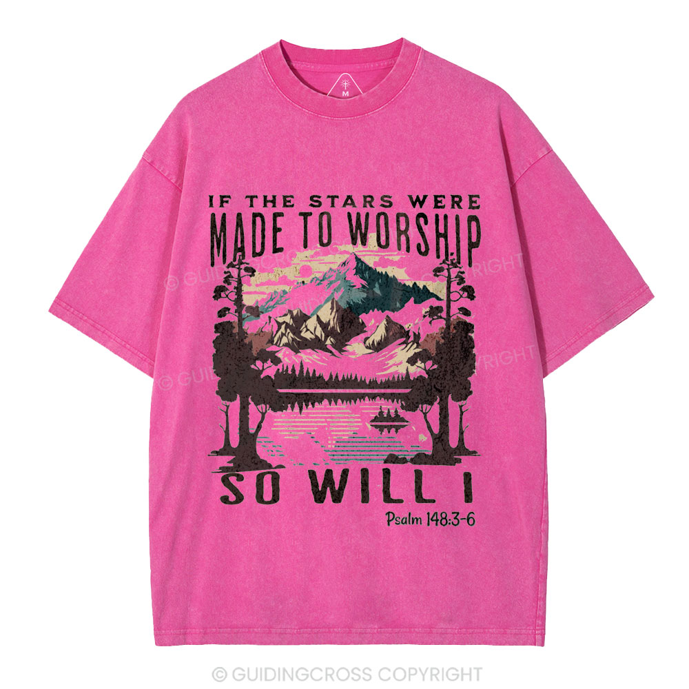 So Will I Christian Washed T-Shirt