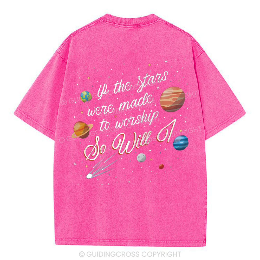 So Will I Christian Washed T-Shirt