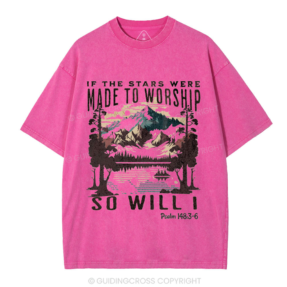 So Will I Christian Washed T-Shirt
