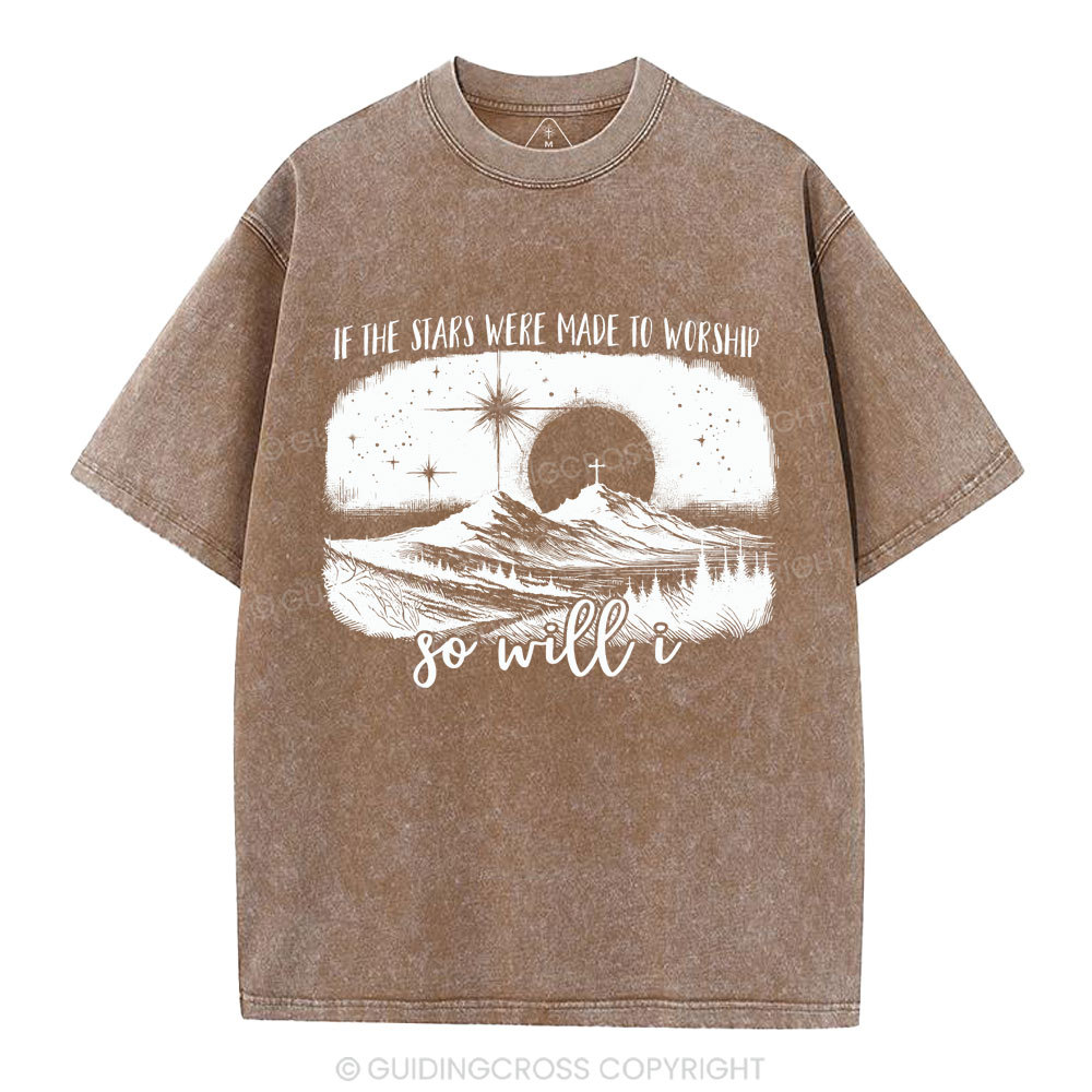 So Will I Christian Washed T-Shirt