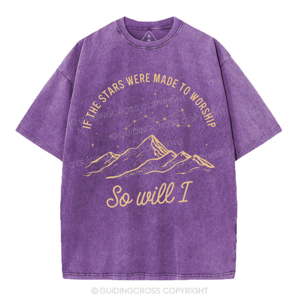 So Will I Christian Washed T-Shirt