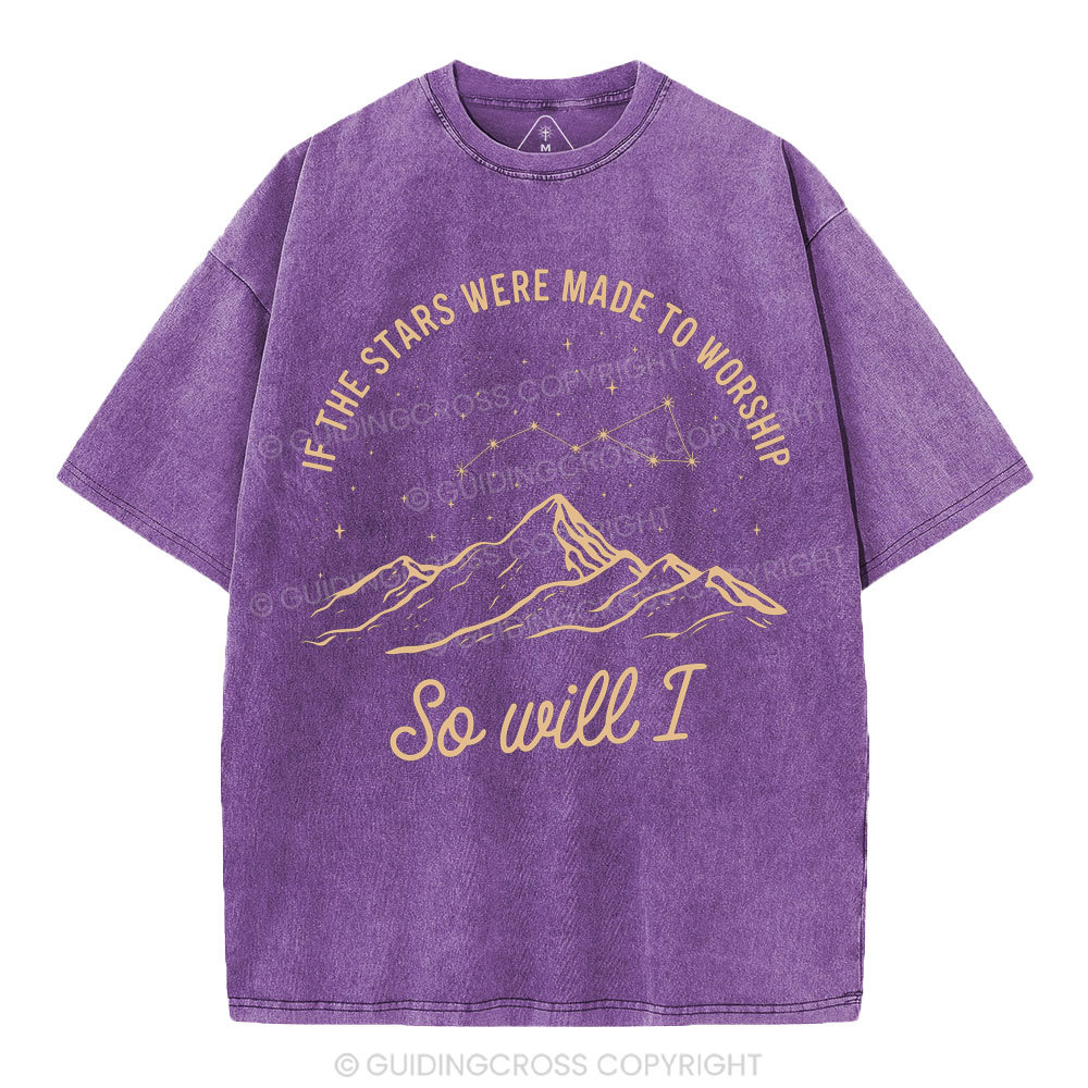 So Will I Christian Washed T-Shirt