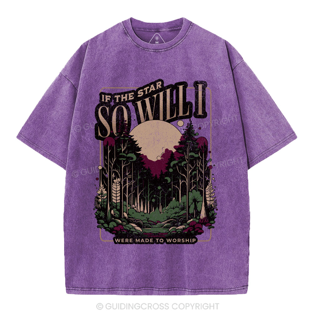 So Will I Christian Washed T-Shirt