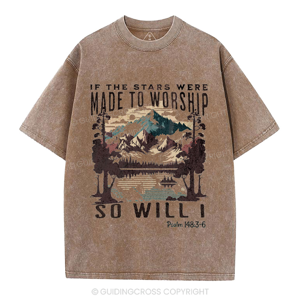 So Will I Christian Washed T-Shirt