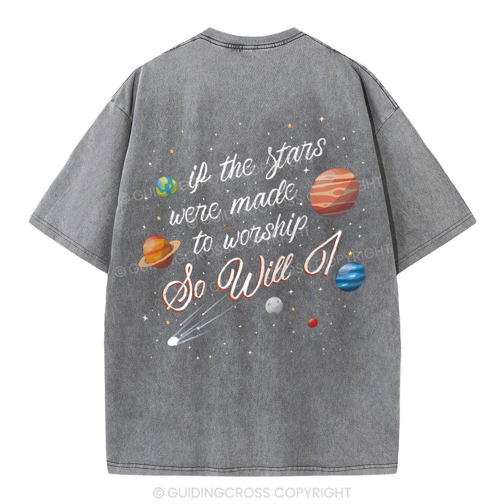 So Will I Christian Washed T-Shirt