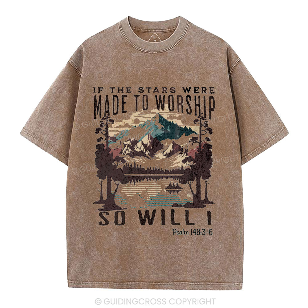 So Will I Christian Washed T-Shirt