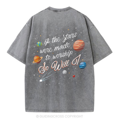 So Will I Christian Washed T-Shirt