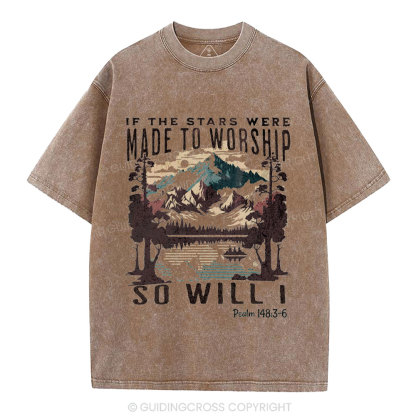 So Will I Christian Washed T-Shirt