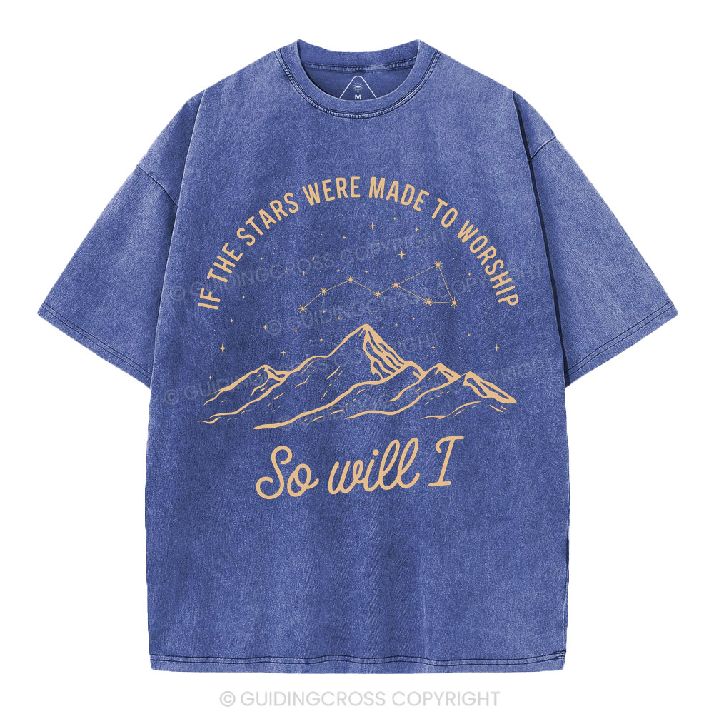 So Will I Christian Washed T-Shirt