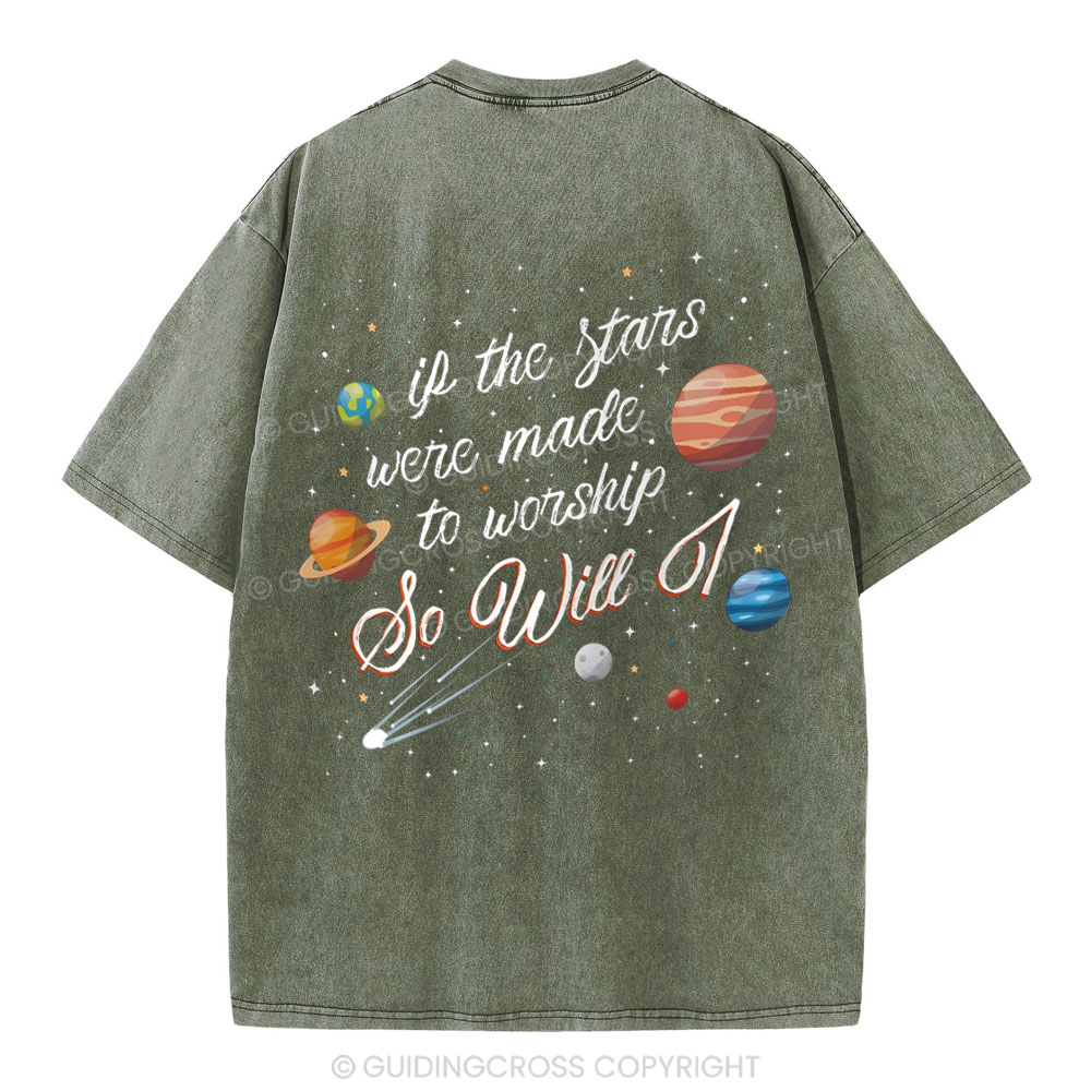 So Will I Christian Washed T-Shirt